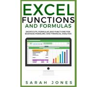 Sarah Jones Excel Functions and Formulas (Tascabile)