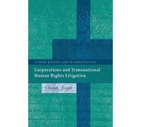 Sarah Joseph Corporations and Transnational Human Rights Liti (Copertina rigida)