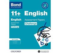Sarah Lindsay B Bond 11+: Bond 11+ English Challenge Assessment Pape (Tascabile)