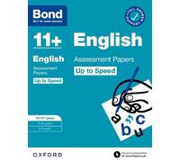 Sarah Lindsay B Bond 11+: Bond 11+ English Up to Speed Assessment Pa (Tascabile)
