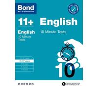 Sarah Lindsay Bon Bond 11+: Bond 11+ 10 Minute Tests English 10-11 (Tascabile)