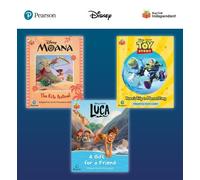 Pearson Bug Club Disney Year 1 Pack B, including decodable phonics readers for phase 5: Moana: The Kite Festival, Toy Story: Buzz's Trip to Planet Zurg, Luca: A Gift for a Friend