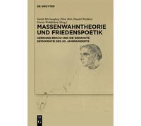 Sarah McGaughey Massenwahntheorie und Friedenspoetik (Copertina rigida)