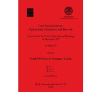 Sarah Milliken Craft Specialization: Operational Sequences and Beyon (Tascabile)