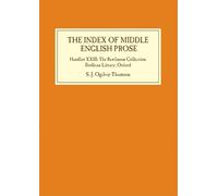 Sarah Ogilvie-Thomson The Index of Middle English Prose (Copertina rigida)