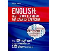 Sarah Retter English (Tascabile) English for Spanish Speakers