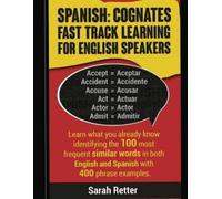 Sarah Retter Spanish (Tascabile) Spanish Learning for English Speakers