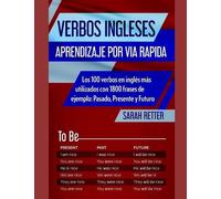 Sarah Retter Verbos Ingleses (Tascabile) Ingles Para Hispano Parlantes.
