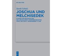 Sarah Schulz Joschua und Melchisedek (Copertina rigida)