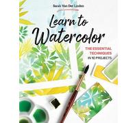 Sarah Van Der Linden Learn to Watercolor (Tascabile)