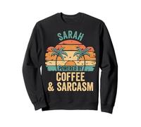 SARAH Vibes Only Cute Retro Girls SARAH Name Felpa