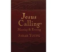 Sarah Young Jesus Calling Morning and Evening, Brown Leathers (Copertina rigida)
