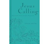 Sarah Young Jesus Calling, Teal Leathersoft, with Scriptu (Rilegato in ecopelle)