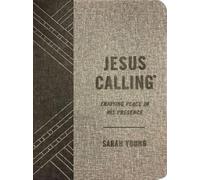 Sarah Young Jesus Calling, Textured Gray Leathersoft, wit (Rilegato in ecopelle)