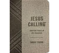 Sarah Young Jesus Calling, Textured Gray Leathersoft, wit (Rilegato in ecopelle)
