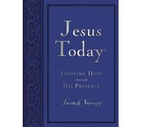Sarah Young Jesus Today, Large Text Blue Leathersoft, wit (Rilegato in ecopelle)
