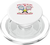 Sarai il mio partner di doppio Tennis Valentine PopSockets PopGrip per MagSafe