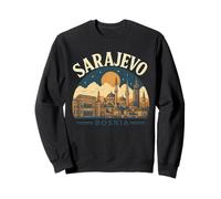 Sarajevo Skyline Souvenir - Bosnia Souvenirs Felpa