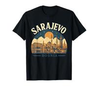 Sarajevo Skyline Souvenir - Bosnia Souvenirs Maglietta