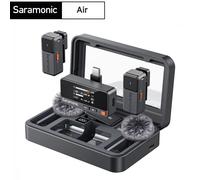 Saramonic Air Mini microfono lavalier wireless da bavero per iPhone Smartphone Android Fotocamere DSLR PC Youtube Registrazione Streaming