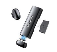 Saramonic Air SE, microfono cellulare, 48 kHz/24 bit, microfono USB-C Mini per iPhone 15/16/17, Android, microfono Lavalier senza fili, microfono a spina per vlogging, streaming, YouTube, intervista