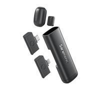 Saramonic Air SE - Microfono lavalier wireless per iPhone 17/16/15 e Android, 48 kHz/24 bit con cancellazione del rumore AI, microfono a clip per YouTube, TikTok, interviste, vlogging