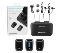 Saramonic Blink 500 ProX B2R - Sistema microfonico wireless per 2 persone con registrazione integrata e lavalier