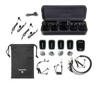 Saramonic Blink 500 Prox B8 - Sistema microfono wireless per 4 persone con registrazione TXS, Lavs, custodia di ricarica, ricevitore Cam-MoOutd, con TRS, TRRS e 4 cavi XLR Out + cavi