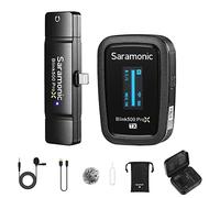 Saramonic Blink500 Prox B3 - Microfono con cravatta wireless OLED per iPhone/iPad, 2,4 GHz iOS microfono cravatta wireless con Charing CAE per Youtube/Vlogging/Broadcast