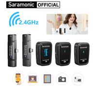 Saramonic Blink500 ProX Q Microfono lavalier wireless da bavero per iPhone Fotocamere DSLR Android PC Computer Youtube Registrazione Vlog