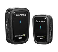 Saramonic Blink500 ProX Q10 Microfoni Lavalier Wireless, Portata 100 m, Mini Microfono Wireless per Fotocamera, PC, iPhone, Android, Record Intervista, Vlog