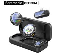 Saramonic BlinkMe U2 Microfono lavalier wireless con registrazione integrata per iPhone Android Type-C Youtube Streaming live Vlog