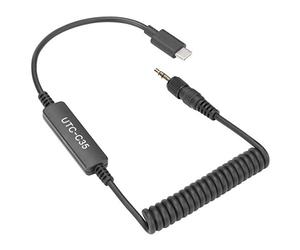 Saramonic Cavo di uscita TRS maschio da 1/8" a USB di tipo C con convertitore A/D per smartphone e tablet Android o PC/Mac (UTC-C35)
