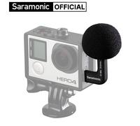 Saramonic G-Mic Mini GoPro Microfono a condensatore per fotocamere GoPro Hero4 Her3+ Hero3 Plug and Play Streaming Youtube Blogger
