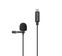 Saramonic LavMicro U3A - Microfono Lavalier digitale USB di tipo C, con adattatore USB a 90 gradi con cavo da 2 m, compatibile con iPad Pro, Mac PC, Samsung, LG, Google Nexus, altri smartphone di tipo