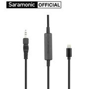 Saramonic LC-C35 adattatore Audio cavo di bloccaggio 3.5mm TRS maschio a Apple certificato Lightning per iOS iPhone iPad microfono Wireless