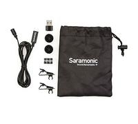 Saramonic Microfono Lavalier professionale per dispositivi Android e iOS con USB-C e computer con USB o USB-C per Vlogging, interviste, YouTube, TikTok, Streaming (LAVMICRO-U), 2 piedi
