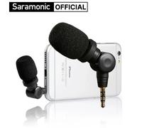 Saramonic SmartMic TRRS da 3,5 mm Plug and Play Microfono per PC Laptop Smartphone iPhone Android Youtube Registrazione Streaming Vlog