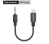 Saramonic SR-C2000 Cavo adattatore per microfono Lightning maschio certificato TRS da 3,5 mm a Apple MFi (7,8 pollici) per dispositivi iPhone iOS