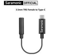 Saramonic SR-C2003 6cm 3.5mm TRS femmina a tipo C maschio cavo adattatore Audio per microfono per dispositivi Android Cell Phone PC USB-C