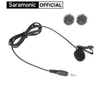 Saramonic SR-M1 3.5mm TRS Clip-on condensatore Lavalier risvolto microfono per Blink500 Pro microfono Wireless fotocamere DSLR Youtube
