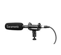 Saramonic T3 Pro Shotgun Mic w/Li-Ion, Shock Mount, parabrezza, cavo XLR, custodia e altro (SOUNDBIRDT3), cardioide da 28,2 cm