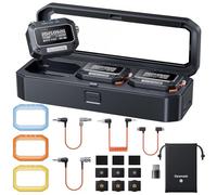 Saramonic TC-NEO Kit | Generatore di codici temporali, confezione da 3, con custodia di ricarica, cavi Lemo da 3,5 mm, BNC e 5 pin