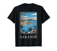 Saranda Albania Riviera Costiera Viaggi Arte Maglietta