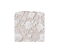 SaRani Coppia Coprisedie 2 Cuscini Sedia Fascia Elastica Fantasia Rose (Beige)