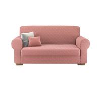 SaRani Copridivano Bonton Poltrona Divano 2 3 4 Posti Tessuto Elasticizzato in Rilievo (Tre Posti, Cipria)