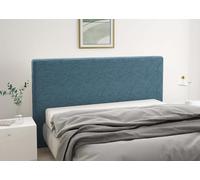 SaRani Copritestata Copri Testiere Letto Universale, Tessuto Elasticizzato, Morbido, Elegante, Traspirante, Motivo Foglie Silizzate in Rilievo (Carta da zucchero)