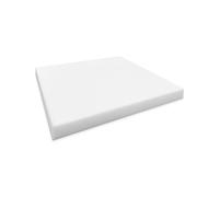 SaRani Spugna in Poliuretano Quadrata per Imbottiture di Cuscini Sedie Panche Sgabelli - Densità 30 kg/mc (40 x 40 x 4 cm)