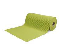 SaRani Tappeto al Metro Corsia per Esterno Corridoio Bordo Piscina Passatoia Gomma Antiscivolo Multiuso Assorbente Spugna Aquamat Tinta Unita (90x65 cm, Verde chiaro)