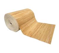 SaRani Tappeto Guida Passatoia Corsia Cucina Bambù Retro Antiscivolo Gomma Beige (500x50 cm)